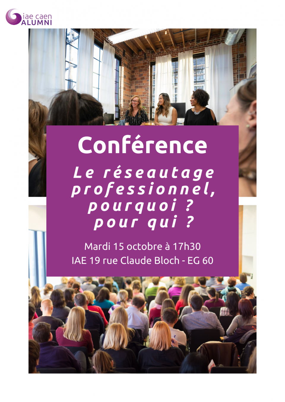 Affiche conférence réseau