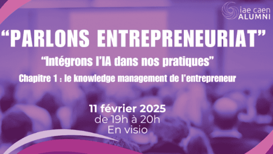 Parlons entrepreneuriat #3 : Intégrons l'IA dans nos pratiques"